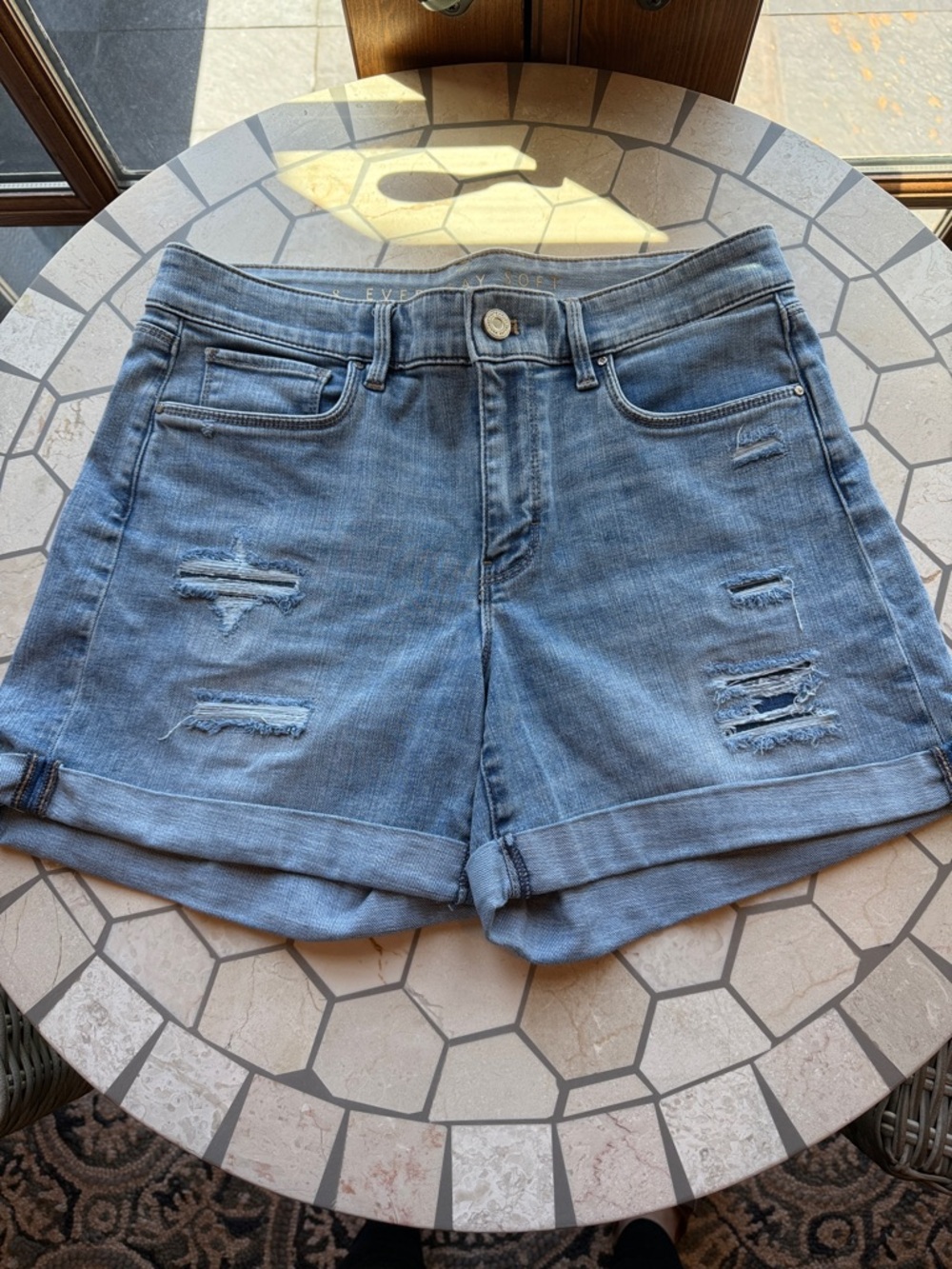 White House Black Market Everyday Soft Jean Shorts